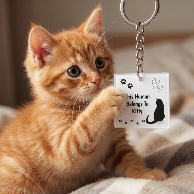 Llavero Personalized Black Cat Keychain (Subido por el creador)