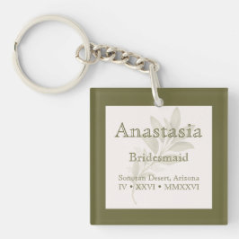 Llavero Personalized Bridesmaid 
