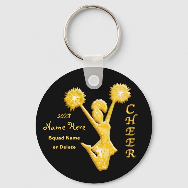 Llavero Personalized Cheer Keychains with NAME and YEAR (Anverso)