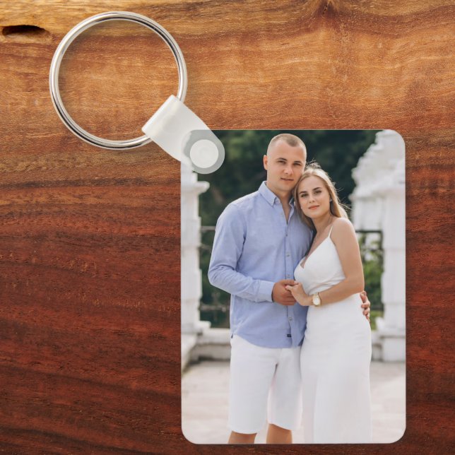 Llavero Personalized Couple Photo Love Memory (Anverso)