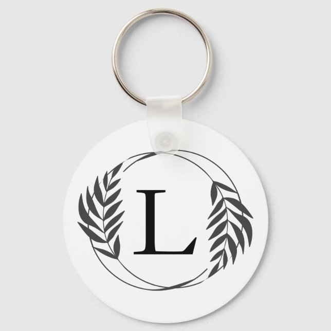 Llavero Personalized Custom Monogram Gift (Anverso)