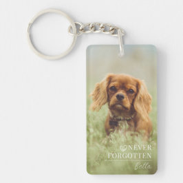Llavero Personalized Dog Memorial Photo Pet Loss Gift