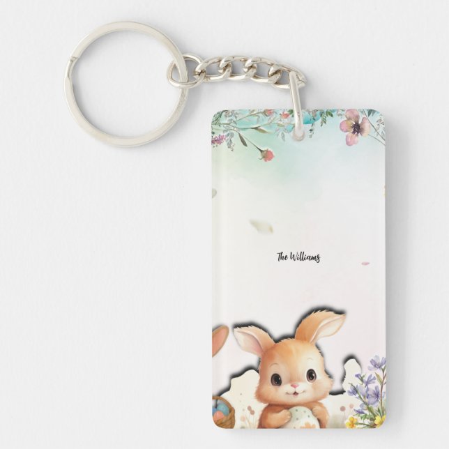 Llavero Personalized Easter Acrylic Keychain Double Sided (Frente)
