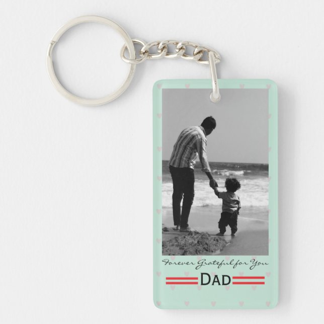 Llavero Personalized Father’s Day Photo Keychain (Frente)