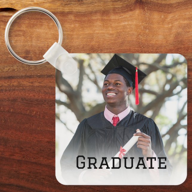 Llavero Personalized Graduation Photo Keepsake Memory Gift (Anverso)