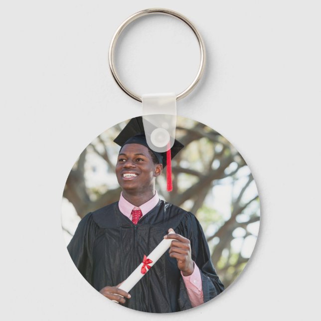 Llavero Personalized Graduation Photo Keepsake Memory Gift (Anverso)