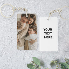 Llavero Personalized image keychain, Personalized text 