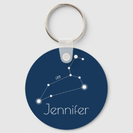 Llavero Personalized Leo Zodiac Constellation