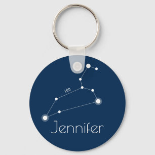 Llavero Personalized Leo Zodiac Constellation