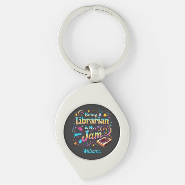 Llavero Personalized Librarian Gift (Anverso)