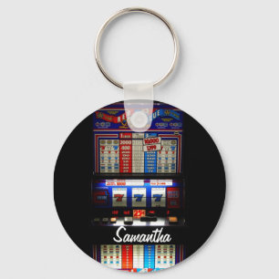 Llavero Personalized Lucky Slot Machine Keychain