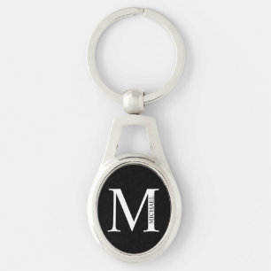 Llavero Personalized Monogram and Name Keychain