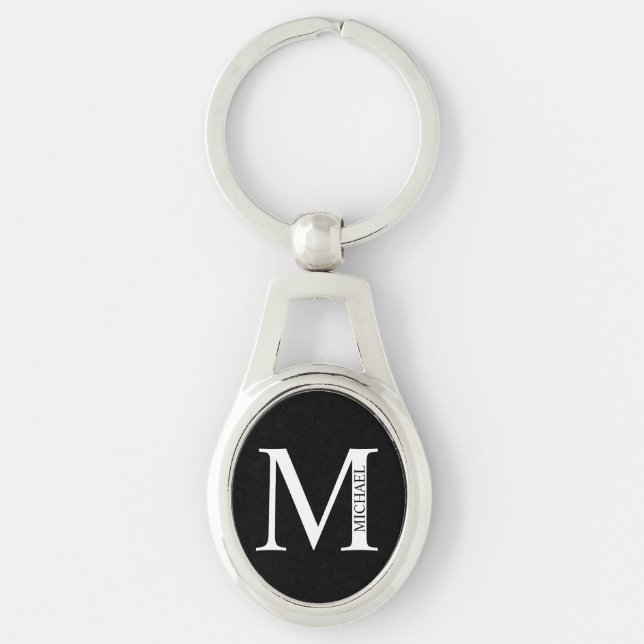 Llavero Personalized Monogram and Name Keychain (Anverso)