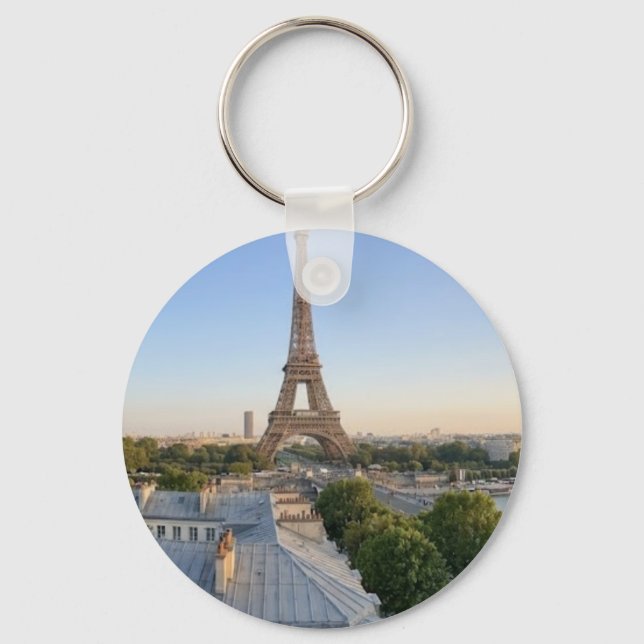 Llavero Personalized Paris City Skyline Souvenir  (Anverso)