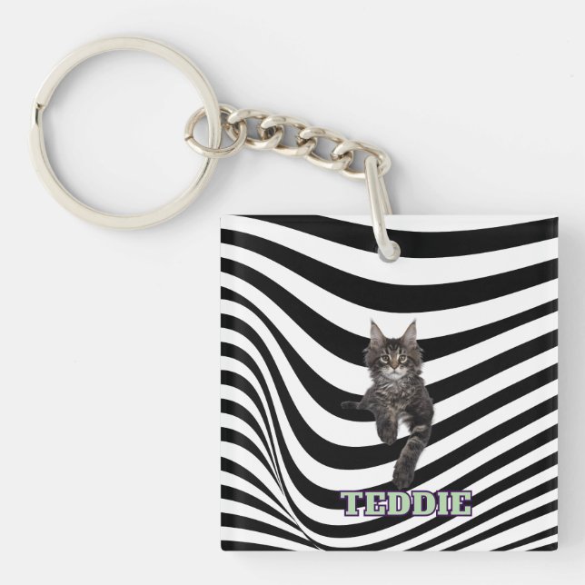 Llavero Personalized Pet Lover Keychain for Mom (Frente)