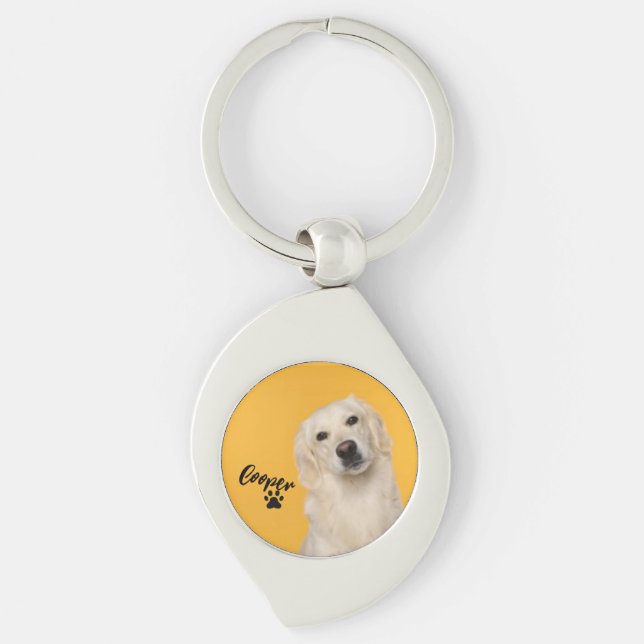 Llavero Personalized Pet  Photo Dog Lover with Photo (Anverso)