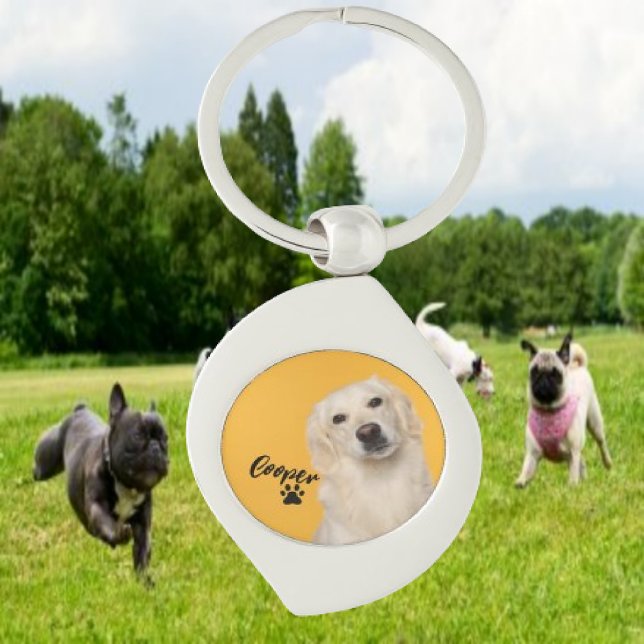 Llavero Personalized Pet  Photo Dog Lover with Photo (Subido por el creador)