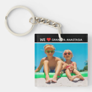 Llavero Personalized photo gift for Grandpa from children