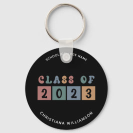 Llavero Personalized Retro Class of 2023 Graduation Cute