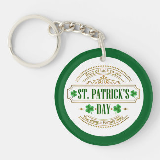 Llavero Personalized St. Patrick's Day I Luck of the Irish