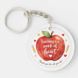 Llavero Personalized Teacher Appreciation Keychain