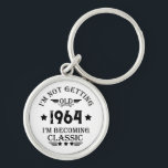 Llavero Personalized vintage birthday gift<br><div class="desc">You can add some originality to your wardrobe collection with this vintage classic birthday graphic design with awesome typography font lettering, is a great gift idea for men, women, husbands, wife girlfriend, and a boyfriend who will love this one-of-a-kind artwork. The best amazing and funny holiday present for your happy...</div>
