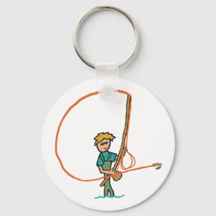 Llavero Pesca con Mosca