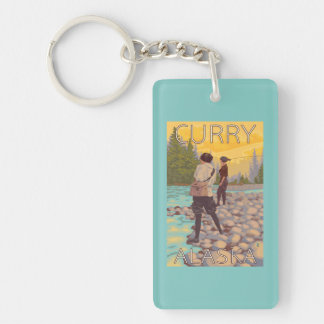 Llavero Pesca con mosca de las mujeres - curry, Alaska