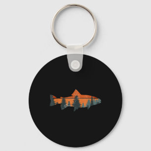 Llavero Pesca con Mosca para Trucha Regalo de Naturaleza a