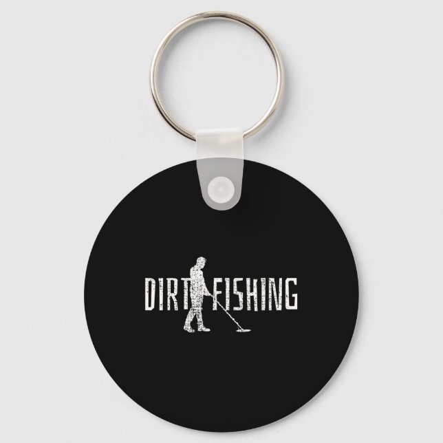 Llavero Pesca de detección de detectores metalizado (Anverso)