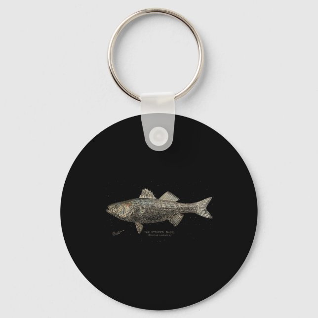 Llavero Pesca de lubina rayada  (Anverso)