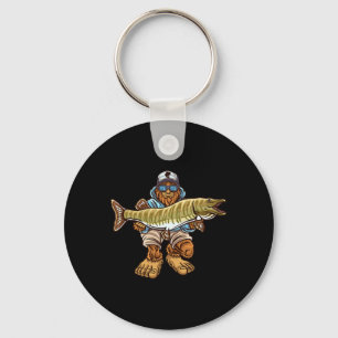 Llavero Pesca de lucio gigante Bigfoot lucio caza pescador