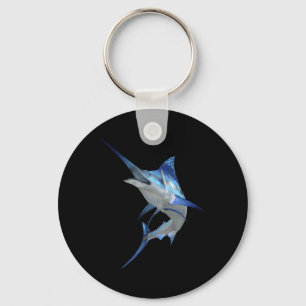 Llavero Pesca de Marlin Azul Preciosa Manga Corta