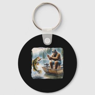 Llavero Pesca de pie gigante Funny Sasquatch Summer B Fish