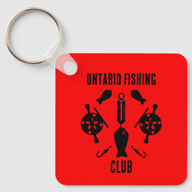 Llavero Pesca de salmón canadiense (Anverso)