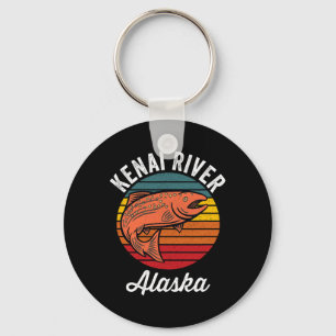 Llavero Pesca de salmón en el río Kenai Alaska