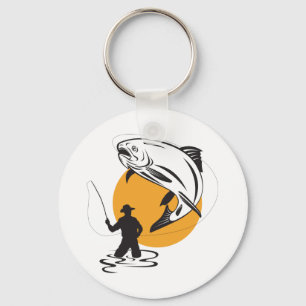 Llavero Pesca de truchas