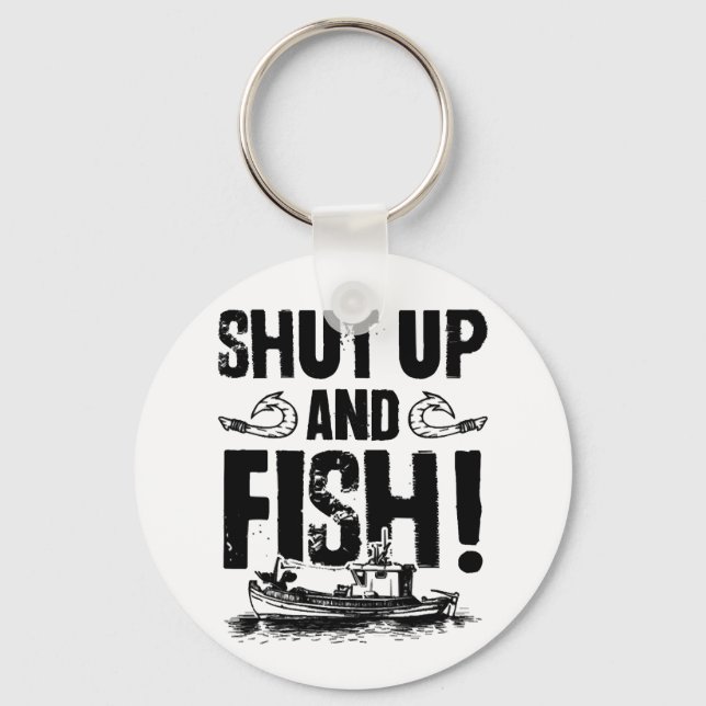 Llavero Pesca diciendo pesca (Anverso)