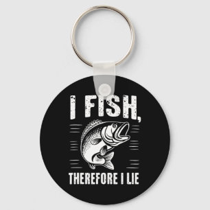 Llavero Pesca Divertida Pesco Por lo Tanto Miento