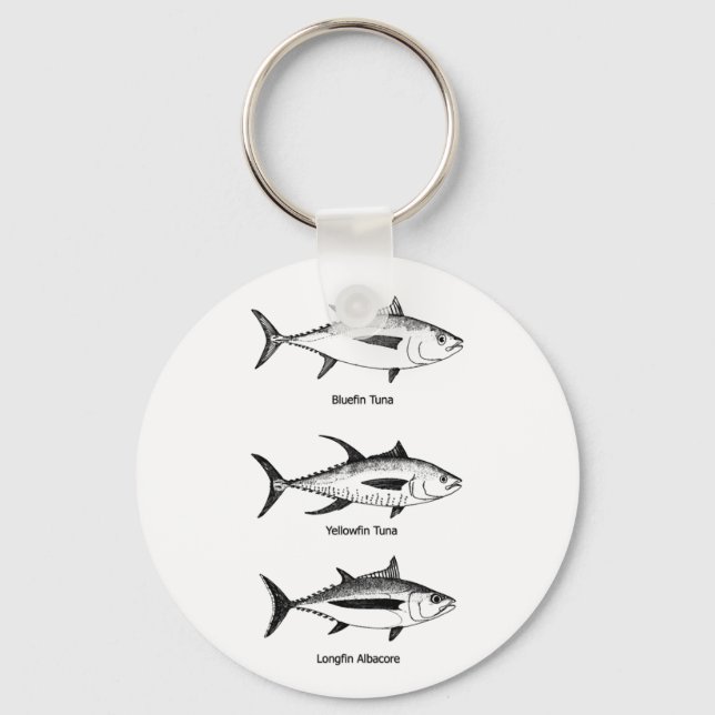 Llavero Pesca en alta mar - Logotipo del atún (Anverso)