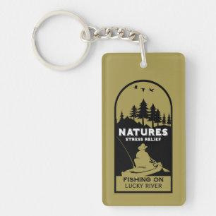 Llavero Pesca en kayak americana