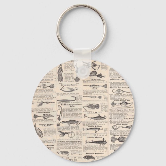 Llavero Pesca Lures Publicidad Arte de pescadores (Anverso)
