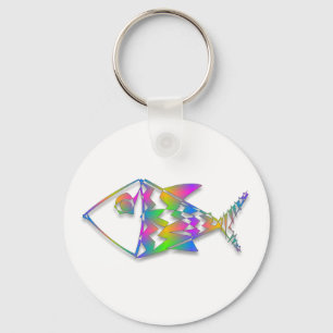 Llavero Pescado abstracto