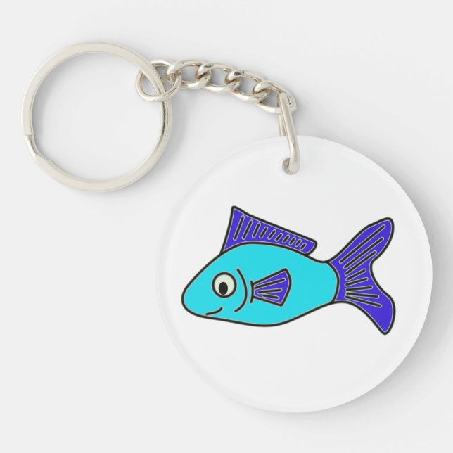 Llavero Pescado azul (Frente)