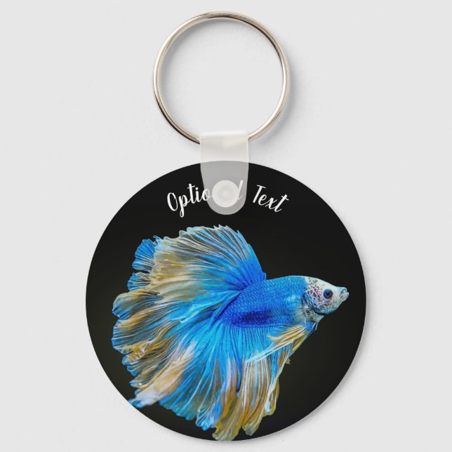 Llavero Pescado azul Betta (Anverso)