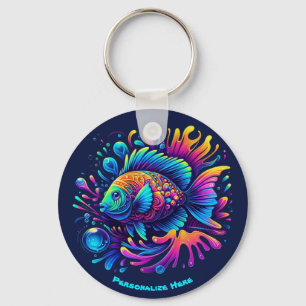 Llavero Pescado colorido