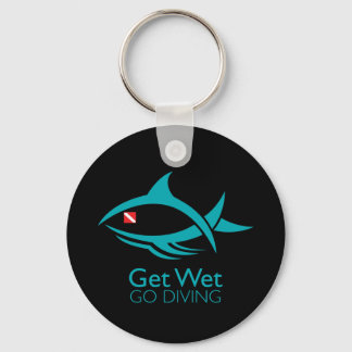 Llavero Pescado de buceo tribal