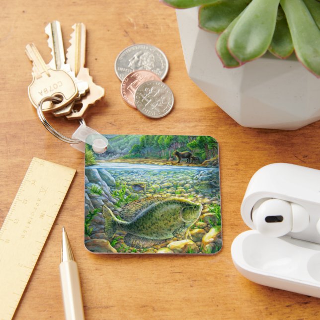 Llavero Pescado del río Montaña (Escritorio )