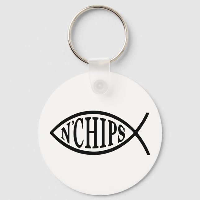 Llavero Pescado N' Chips (Anverso)
