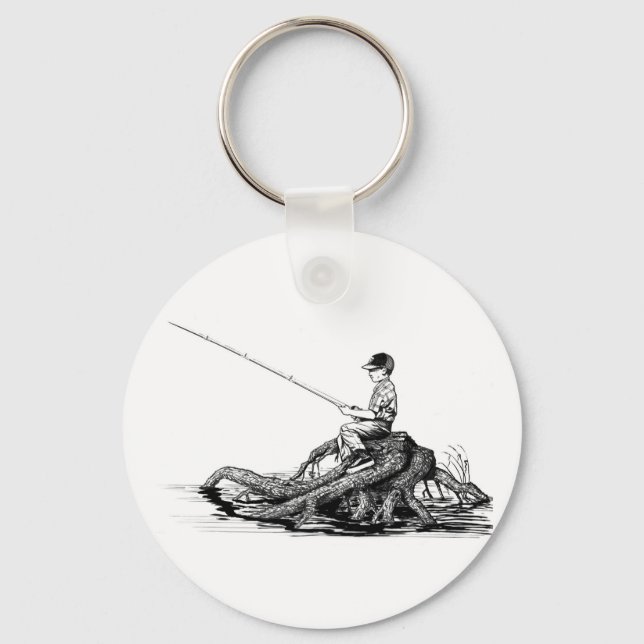 Llavero Pescado/Pesca de niños (Anverso)